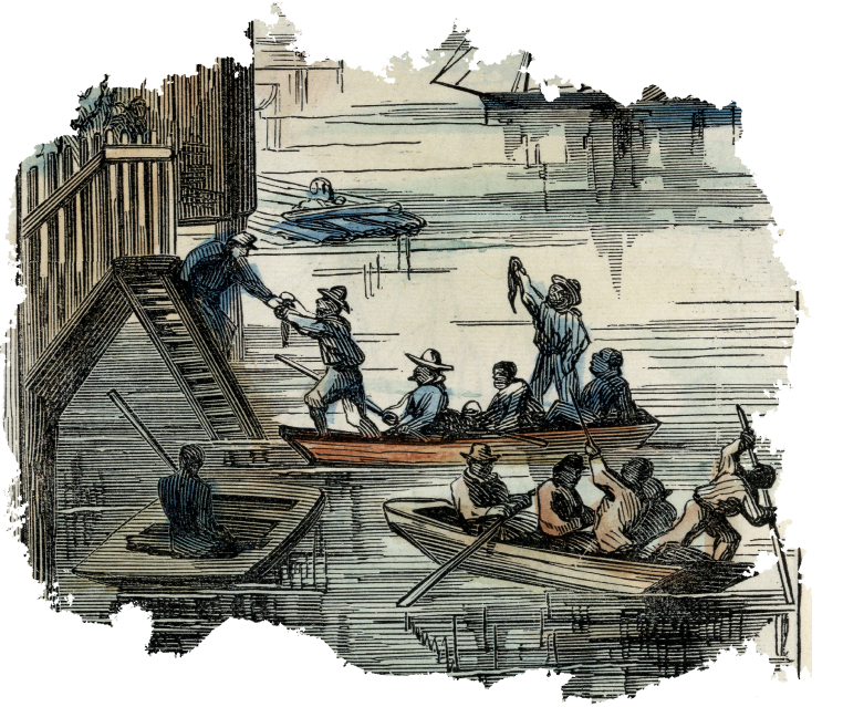 Fishing in Banda Islands, 17th century - alt